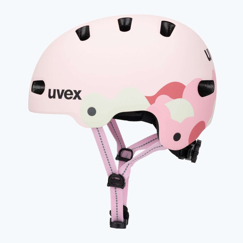Шолом дитячий UVEX Kid 4 Style strawberry/матовийcha matt 3