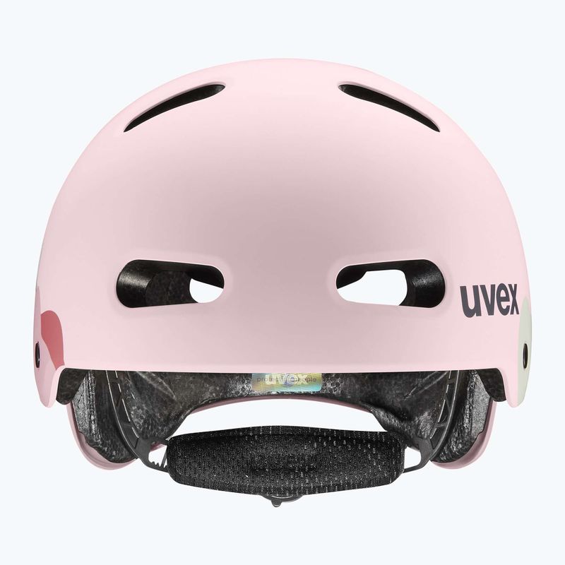 Шолом дитячий UVEX Kid 4 Style strawberry/матовийcha matt 9