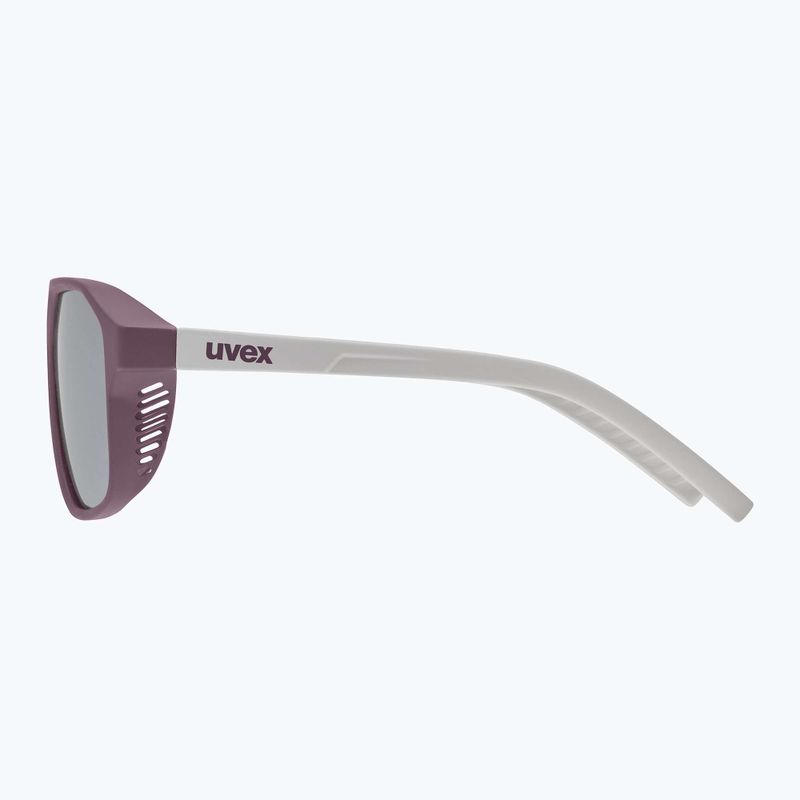Окуляри сонцезахисні дитячі UVEX Cosmic Jr cranberry/grey matt/mirror silver 5