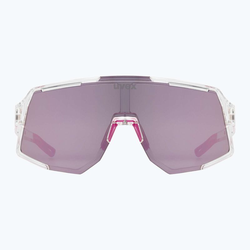 Окуляри сонцезахисні UVEX Sequenze clear/mirror pink 3