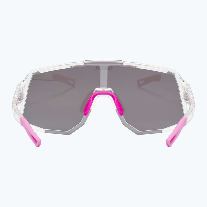 Окуляри сонцезахисні UVEX Sequenze clear/mirror pink 4