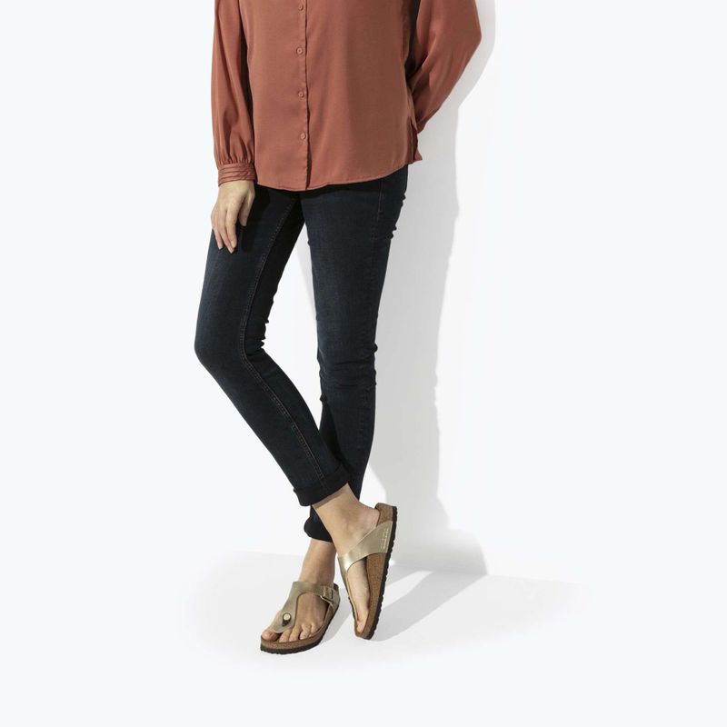 В'єтнамки BIRKENSTOCK Gizeh Birko-Flor Narrow gold 9