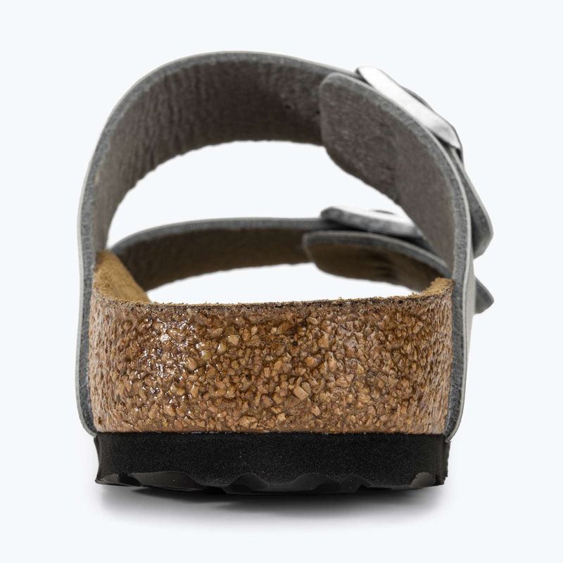Жіночі шльопанці BIRKENSTOCK Arizona BF Narrow сріблясті 4