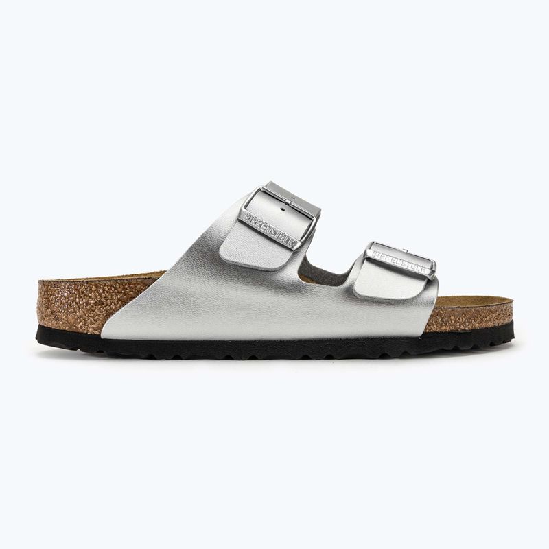 Жіночі шльопанці BIRKENSTOCK Arizona BF Narrow сріблясті 6