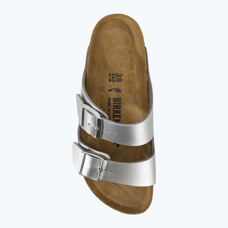 Жіночі шльопанці BIRKENSTOCK Arizona BF Narrow сріблясті 7