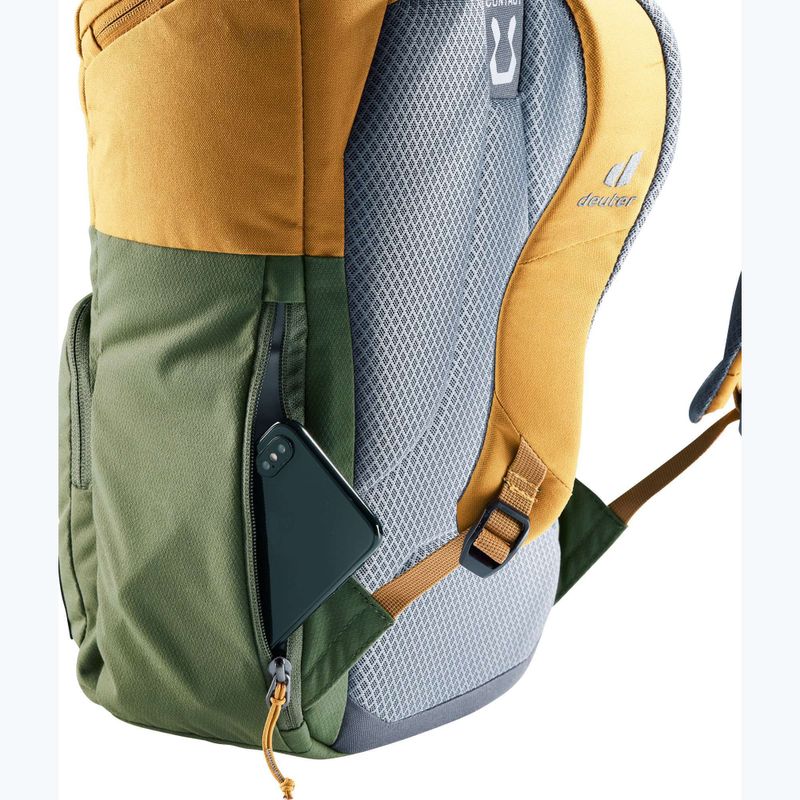 Дитячий туристичний рюкзак Deuter Overday 15 л хакі/кориця 8