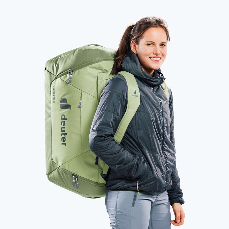 Дорожня сумка Deuter Duffel Pro 60 л мінерал/ліс Deuter Duffel Pro 60 л 12