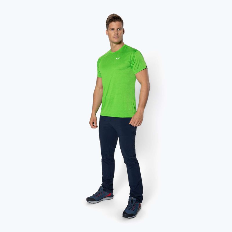 Футболка трекінгова чоловіча Salewa Puez Melange Dry pale frog melange 00-0000026537 2