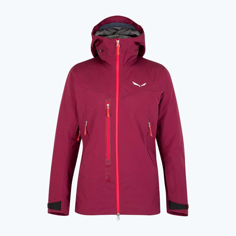 Куртка дощовик жіноча Salewa Sella Responsive бордова 00-0000027879 7