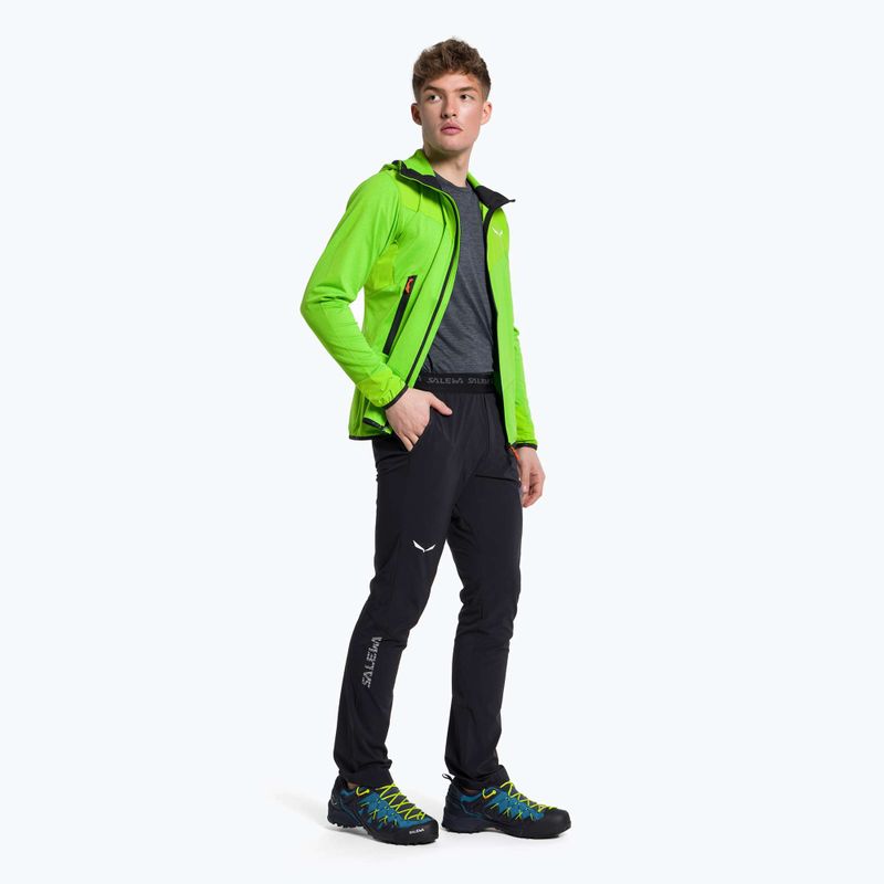 Кофта флісова чоловіча Salewa Agner Hybrid зелена 27371 2