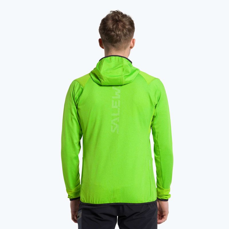 Кофта флісова чоловіча Salewa Agner Hybrid зелена 27371 3
