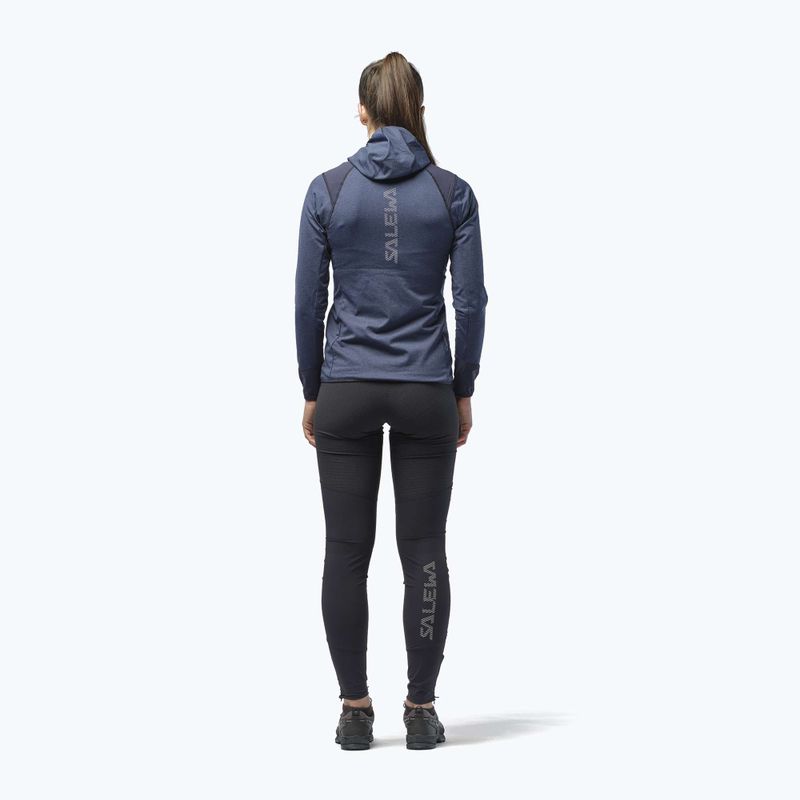 Кофта флісова жіноча Salewa Agner Hybrid темно-синя 27372 3
