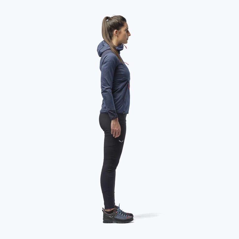 Кофта флісова жіноча Salewa Agner Hybrid темно-синя 27372 4
