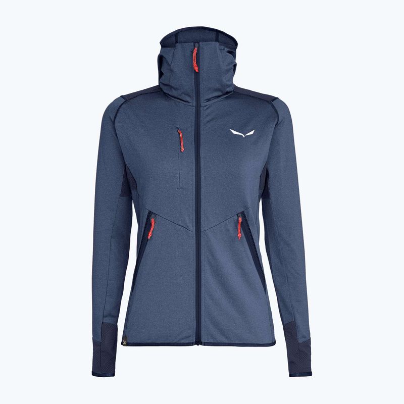 Кофта флісова жіноча Salewa Agner Hybrid темно-синя 27372 10