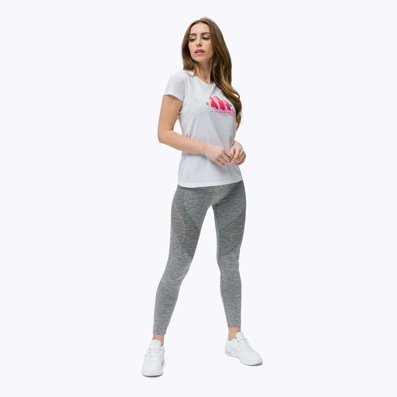 Футболка трекінгова жіноча Salewa Lines Graphic Dry біла 00-0000028064 2