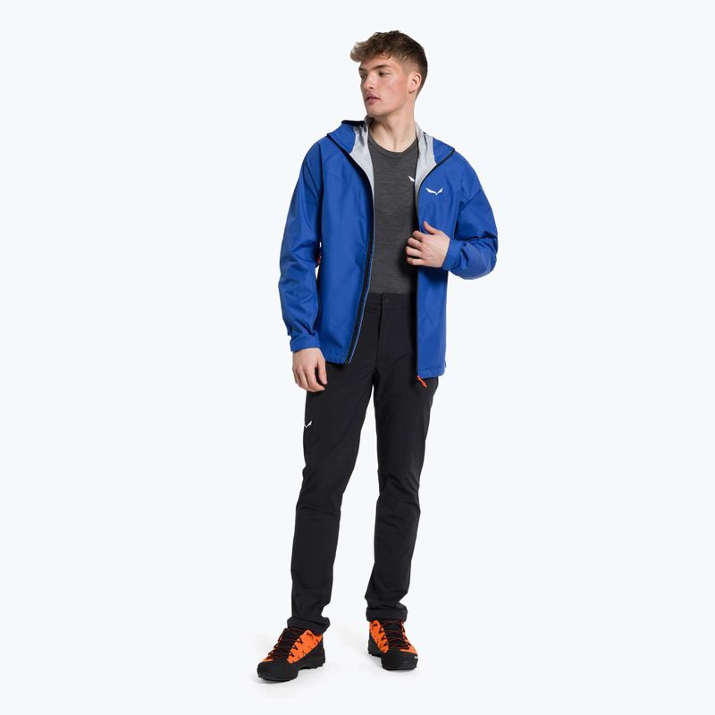 Куртка дощовик чоловіча Salewa Puez Aqua 3 PTX блакитна 00-0000024545 2