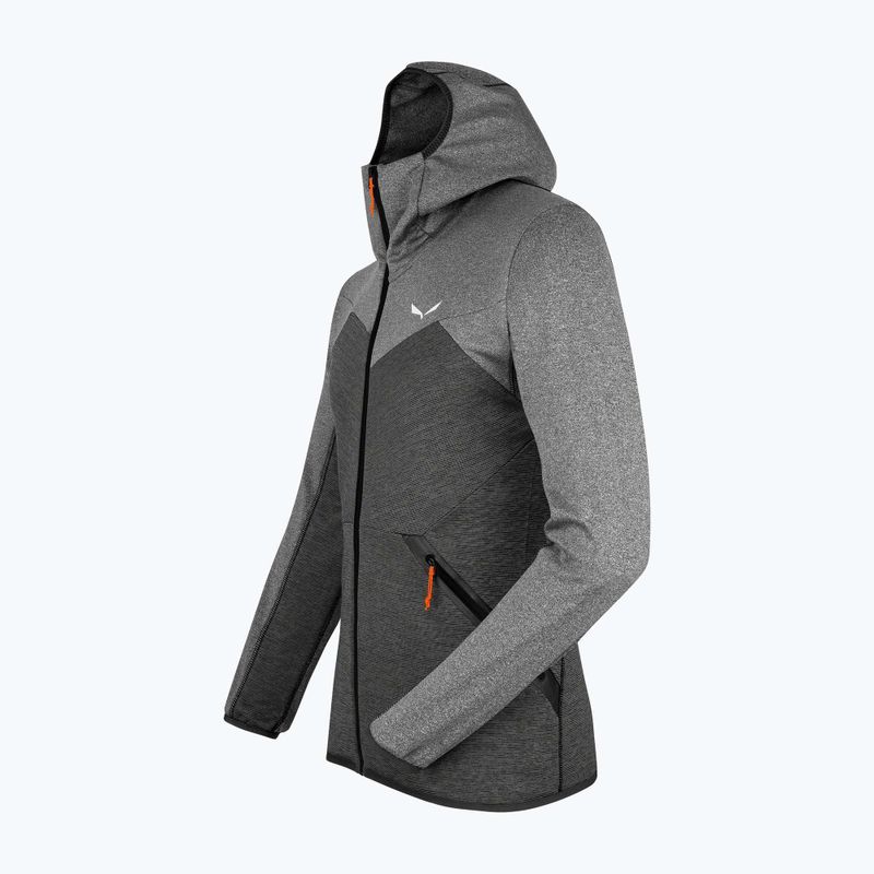 Флісова кофта чоловіча Salewa Puez Melange PL FZ Hoody сіра 00-0000027386 4
