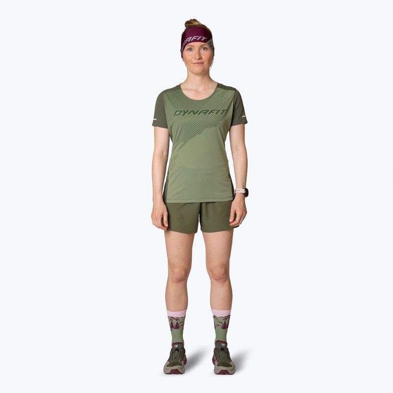 Футболка для бігу жіноча DYNAFIT Alpine 2 Tee sage 2