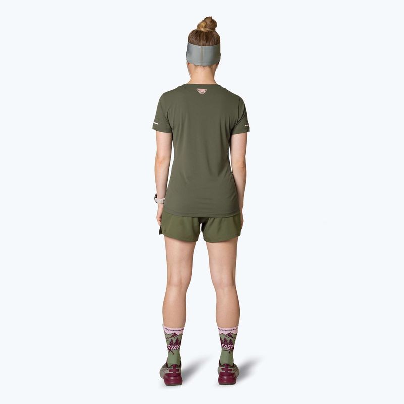 Футболка для бігу жіноча DYNAFIT Alpine 2 Tee sage 3