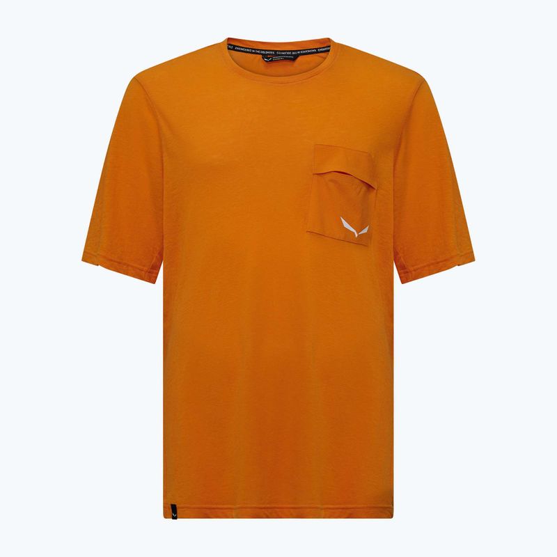 Чоловіча трекінгова сорочка Salewa Agner Hemp/Dst turmeric 5