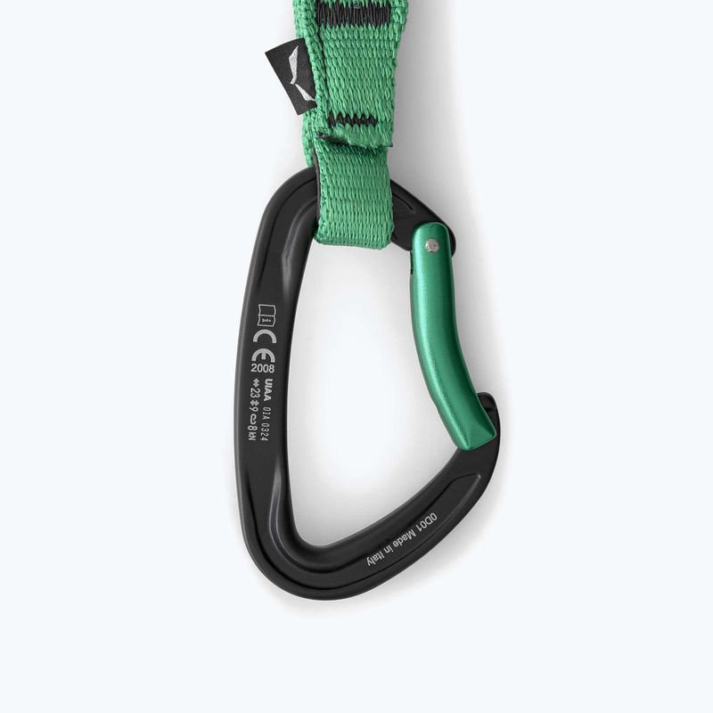 Відтяжка для скелелазіння Salewa Ortles Str/Bnt 170 Qd black/irish green 4