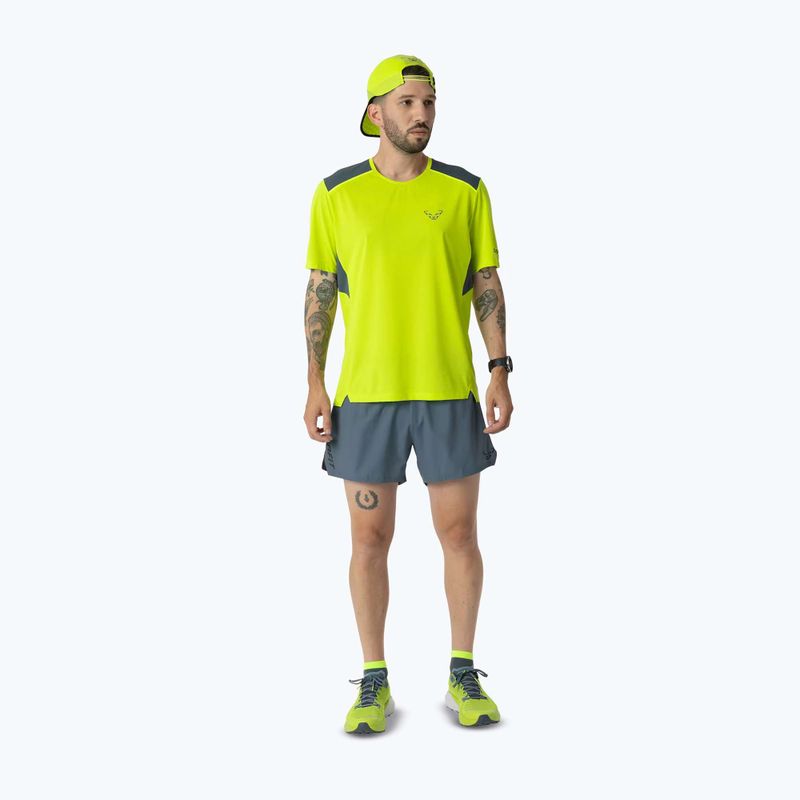 Футболка для бігу чоловіча DYNAFIT Sky ultra yellow 4