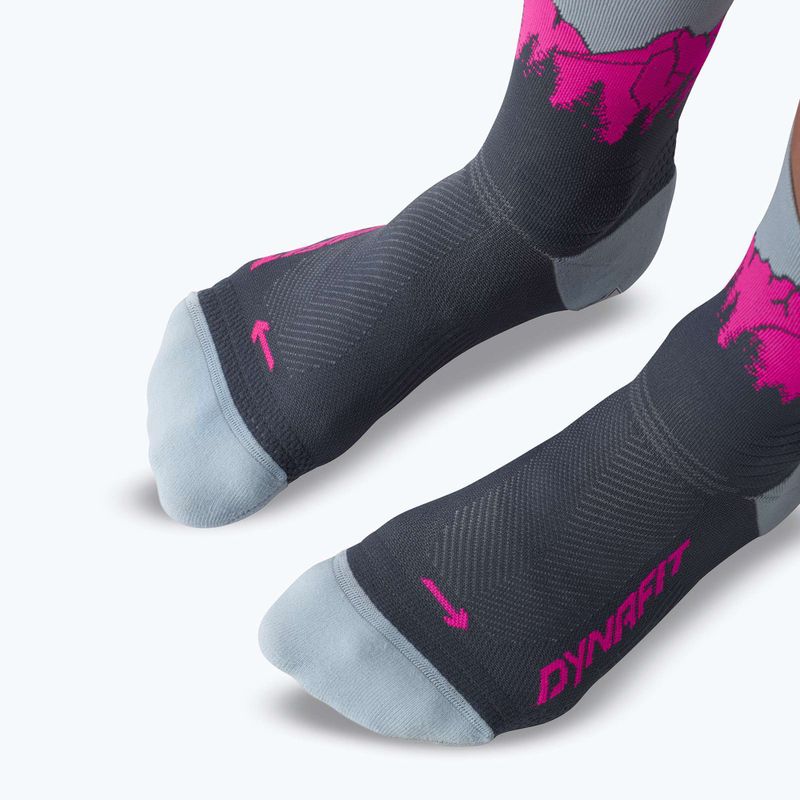 Шкарпетки DYNAFIT Traverse Crew cinder pink glo/6070 8