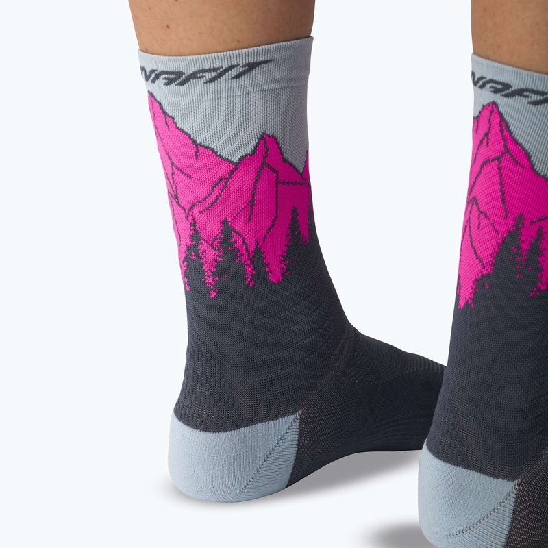 Шкарпетки DYNAFIT Traverse Crew cinder pink glo/6070 9