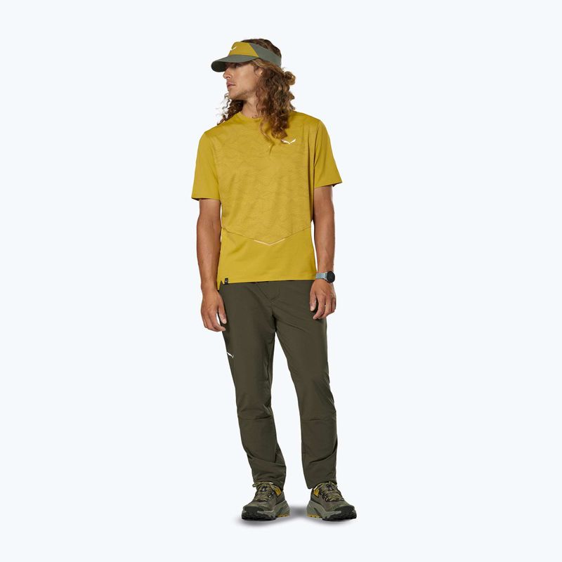 Футболка чоловіча Salewa Pedroc Tech Dry olive oil 2
