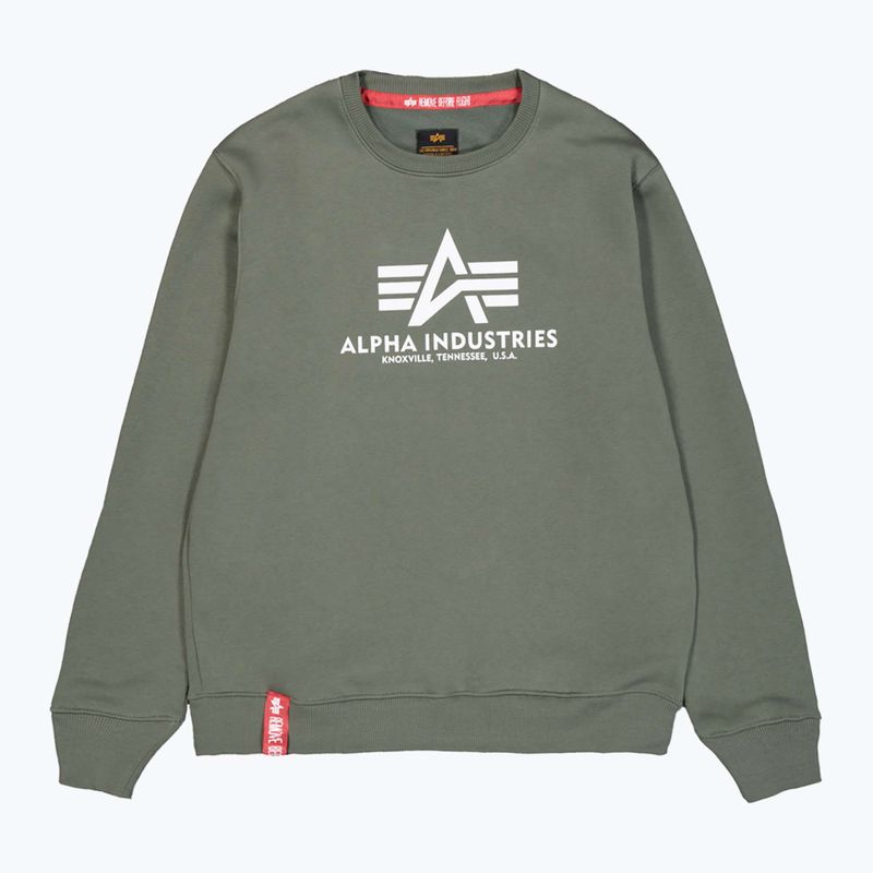 Кофта чоловіча Alpha Industries Basic dark olive 7