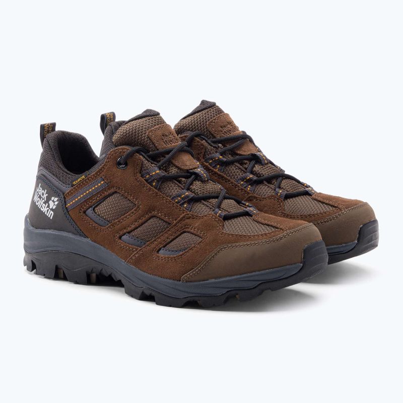 Черевики для трекінгу чоловіче Jack Wolfskin Vojo 3 Texapore коричневі 4042441_5298 5