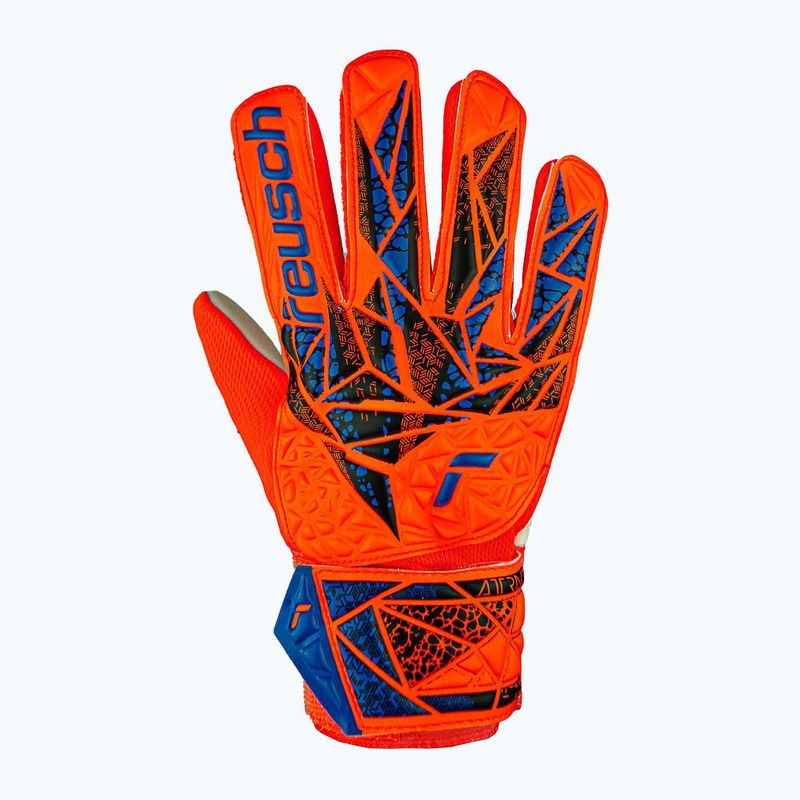 Воротарські рукавиці Reusch Attrakt Starter Grip hyper orng/elec сині 2