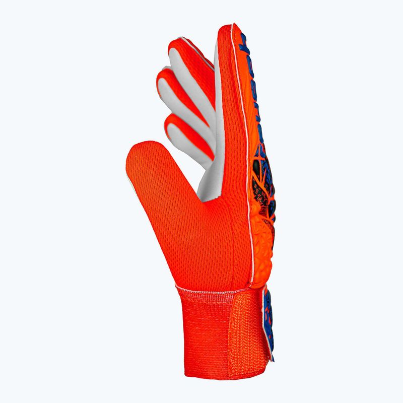 Воротарські рукавиці Reusch Attrakt Starter Grip hyper orng/elec сині 4