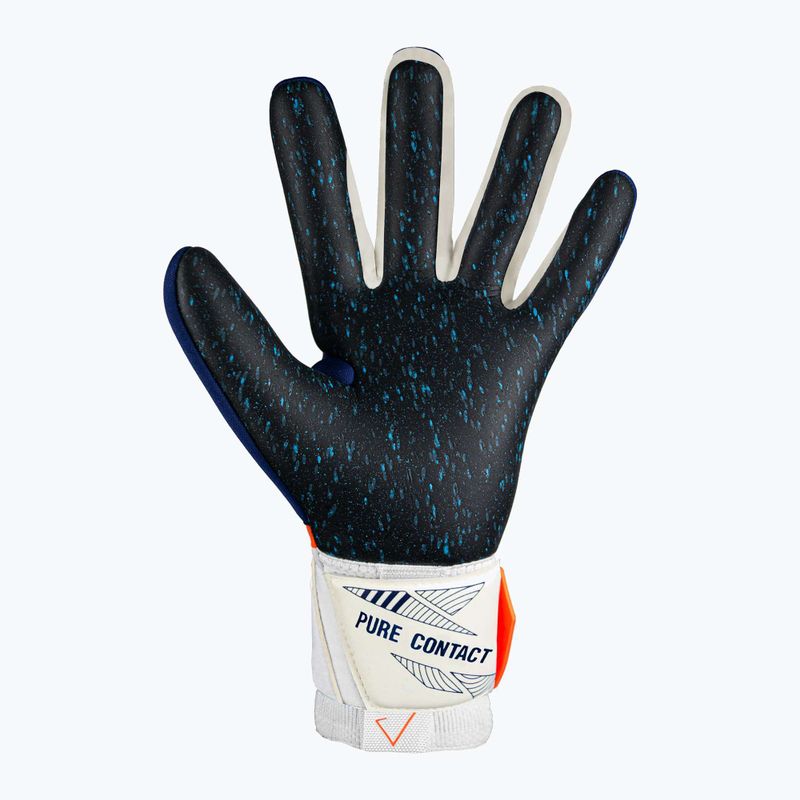 Воротарські рукавиці Reusch Pure Contact Fusion преміум сині/електричний оранжевий/чорні 3