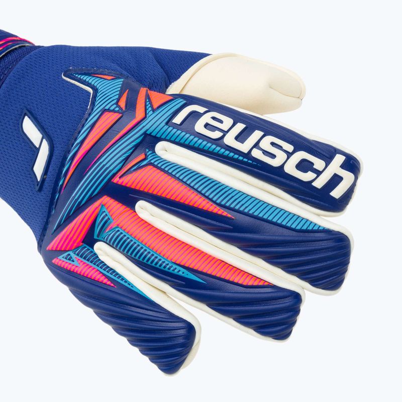 Рукавиці воротарські дитячі Reusch Attrakt Gold X NC Junior sharp blue/white/shocking orange 4