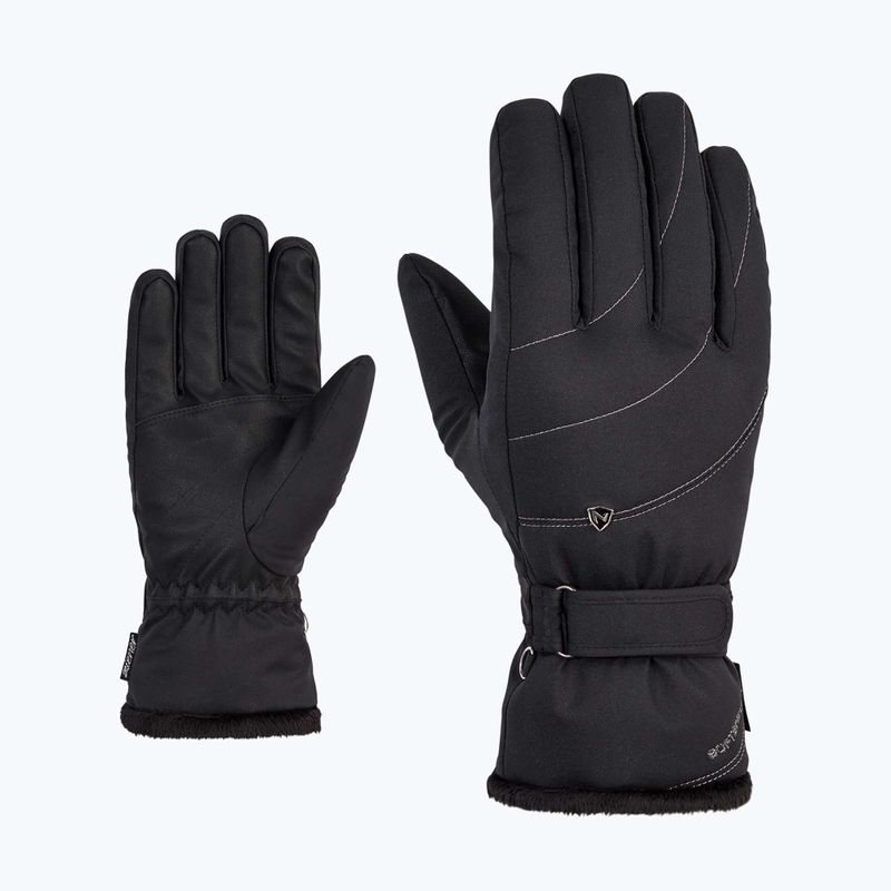 Рукавиці лижні жіночі ZIENER Kahli PR black 2