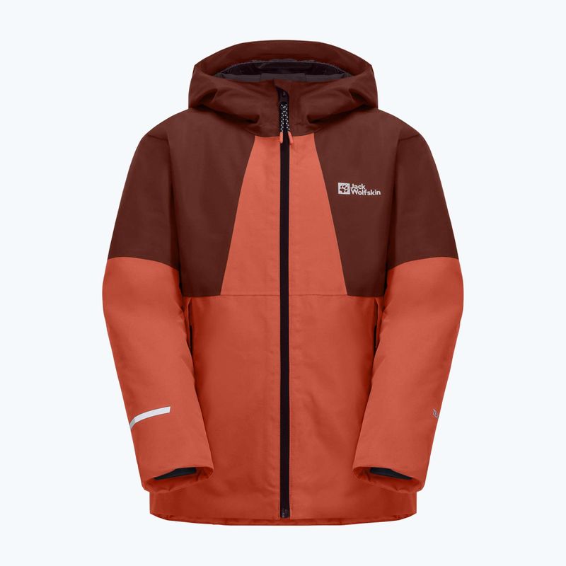Пуховик дитячий Jack Wolfskin Actamic 2L Ins coral orange 4