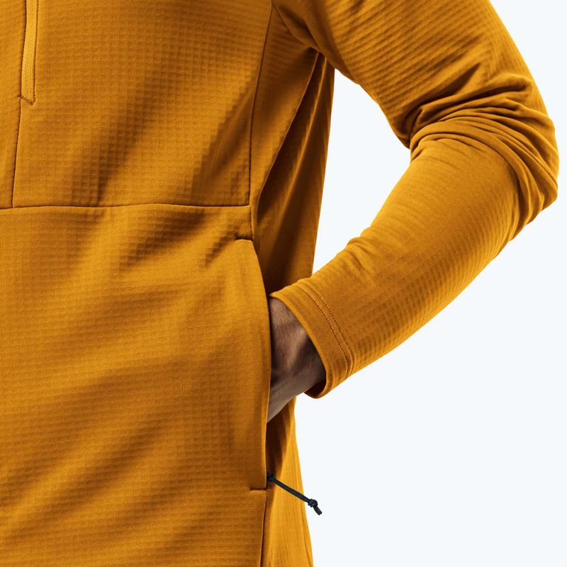 Кофта флісова чоловіча Jack Wolfskin Kolbenberg Hooded Fz safflower 5