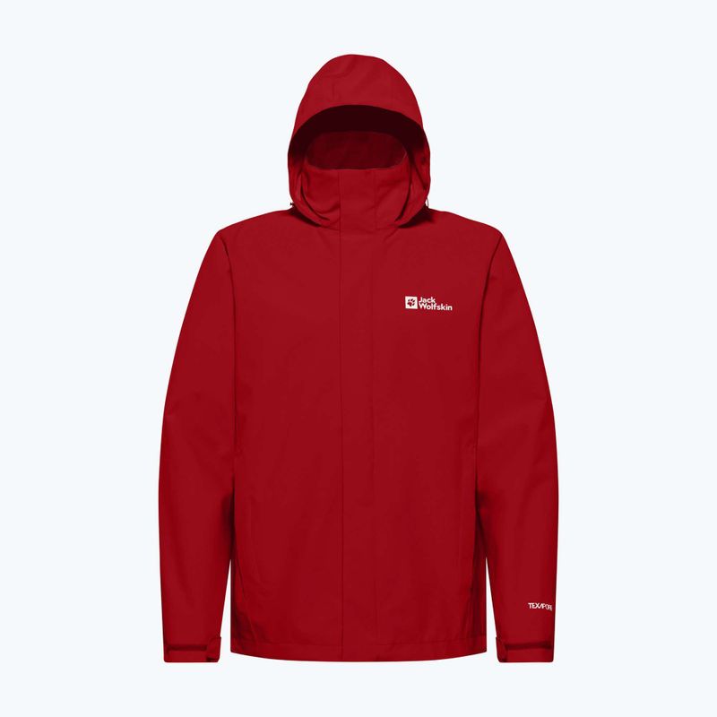 Куртка-дощовик чоловіча Jack Wolfskin Trailtime 2L adrenaline red 8