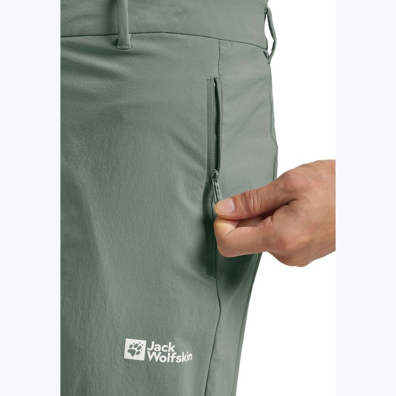 Чоловічі трекінгові штани Jack Wolfskin Hikeout slate green 5