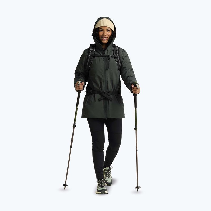 Пуховик жіночий Jack Wolfskin Icecape 2L Down Ins Rds slate green 2