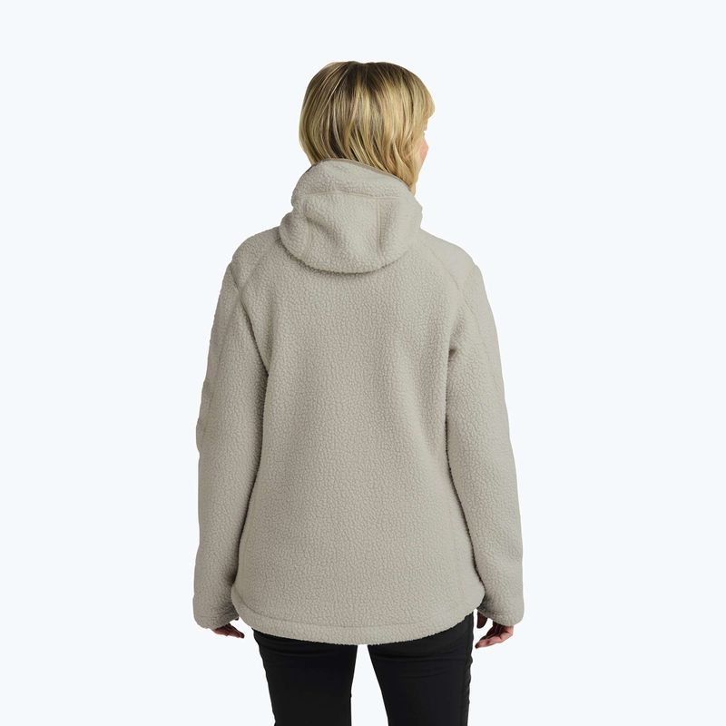 Кофта флісова жіноча Jack Wolfskin Cradle Mountain Pile Full Zip pale sand 3