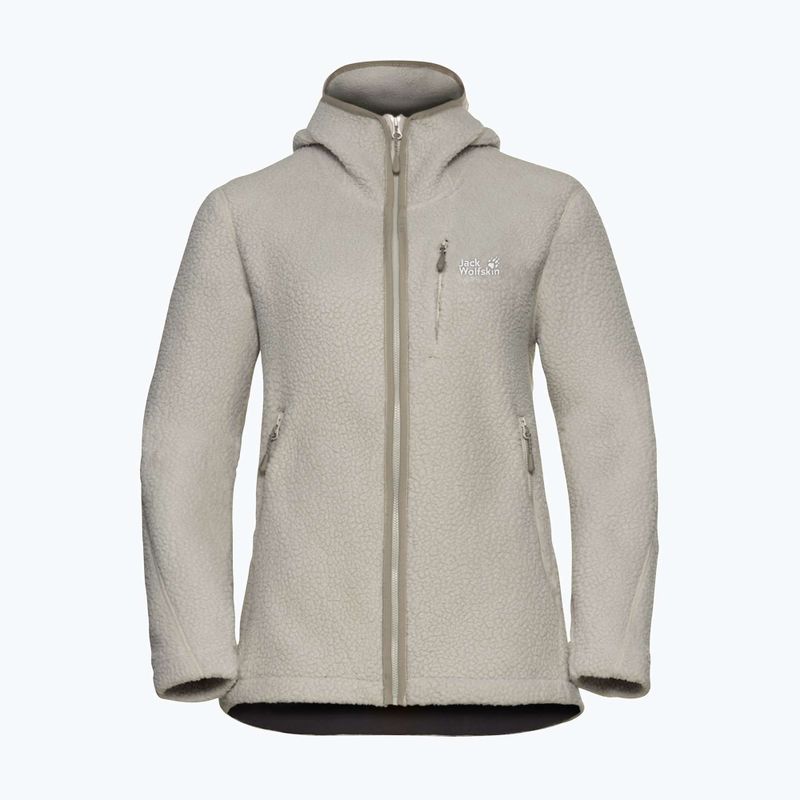 Кофта флісова жіноча Jack Wolfskin Cradle Mountain Pile Full Zip pale sand 7
