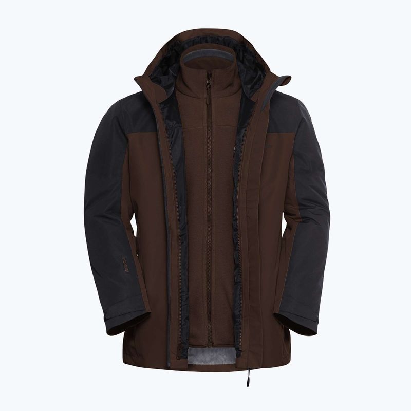 Куртка 3в1 чоловіча Jack Wolfskin Taubenberg 3In1 hot choc 12