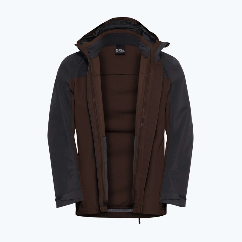 Куртка 3в1 чоловіча Jack Wolfskin Taubenberg 3In1 hot choc 13