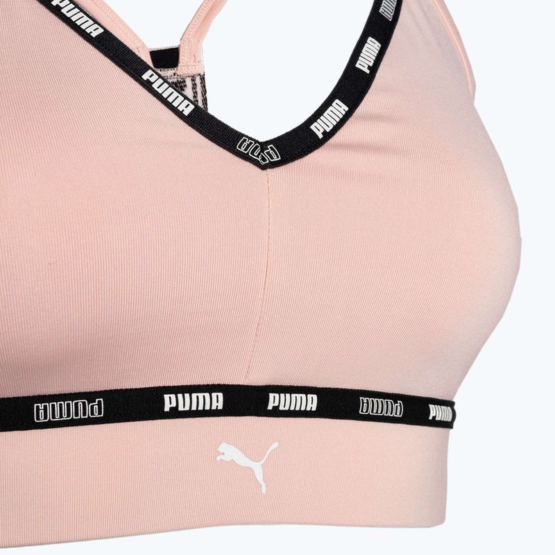 Бюстгальтер спортивний PUMA Low Impact Puma Strong Strappy рожевий 522225 66 3