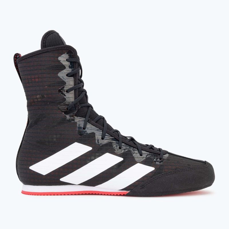 Кросівки боксерські adidas Box Hog 4 core black/cloud white/pure ruby 2