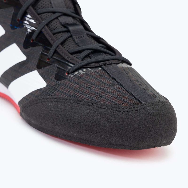 Кросівки боксерські adidas Box Hog 4 core black/cloud white/pure ruby 7