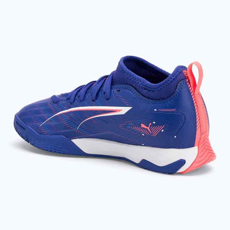 Дитячі футбольні бутси PUMA Ultra 5 Match It + Mid Jr лазуровий лазур / пума білий / захід сонця 3