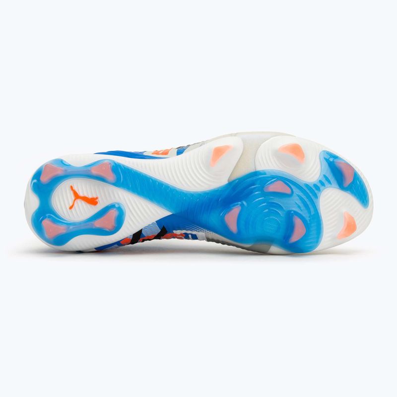 Кросівки футбольні чоловічі PUMA Future 8 Ultimate Forever FG white/ultra blue/feather gray/puma black/glowing red 4